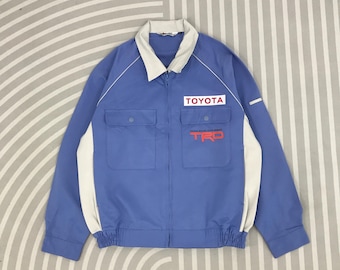 Vintage Toyota Trd Racing work uniform japan custom Jacket