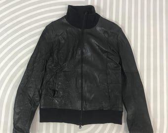 Vtg Paper Chest Japan Bono Design Leather Jacket - Etsy