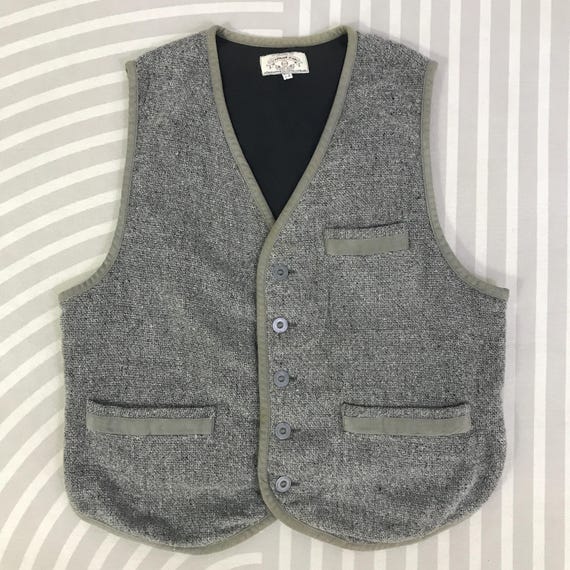 Vintage Armani Jeans Button Vest - Etsy