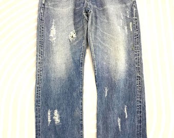 Vintage Edwin Distressed Baggy denim Jeans pants