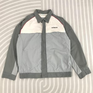 Vintage Hitachi work uniform Japan up zipper Jacket