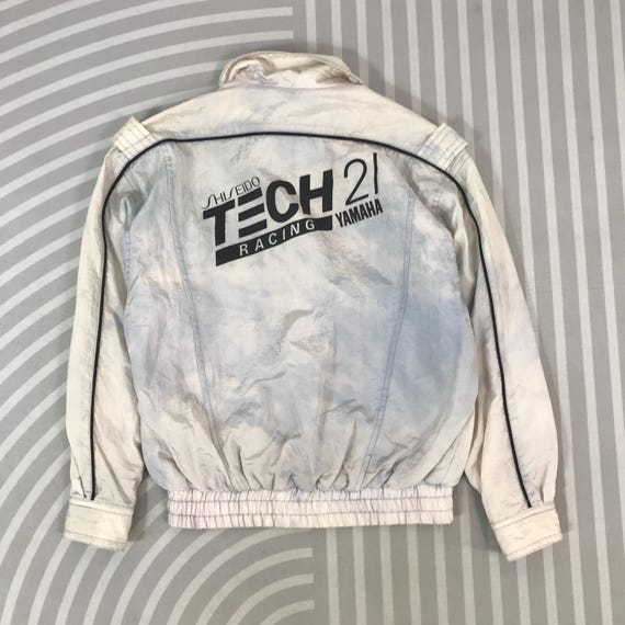 Ｌ　当時物　資生堂　テック２１　ヤマハ　　ジャケット　TECH21　ジャンパー YAMAHA(ヤマハ) / TECH21 資生堂 SHISEIDO レーシングジャケット