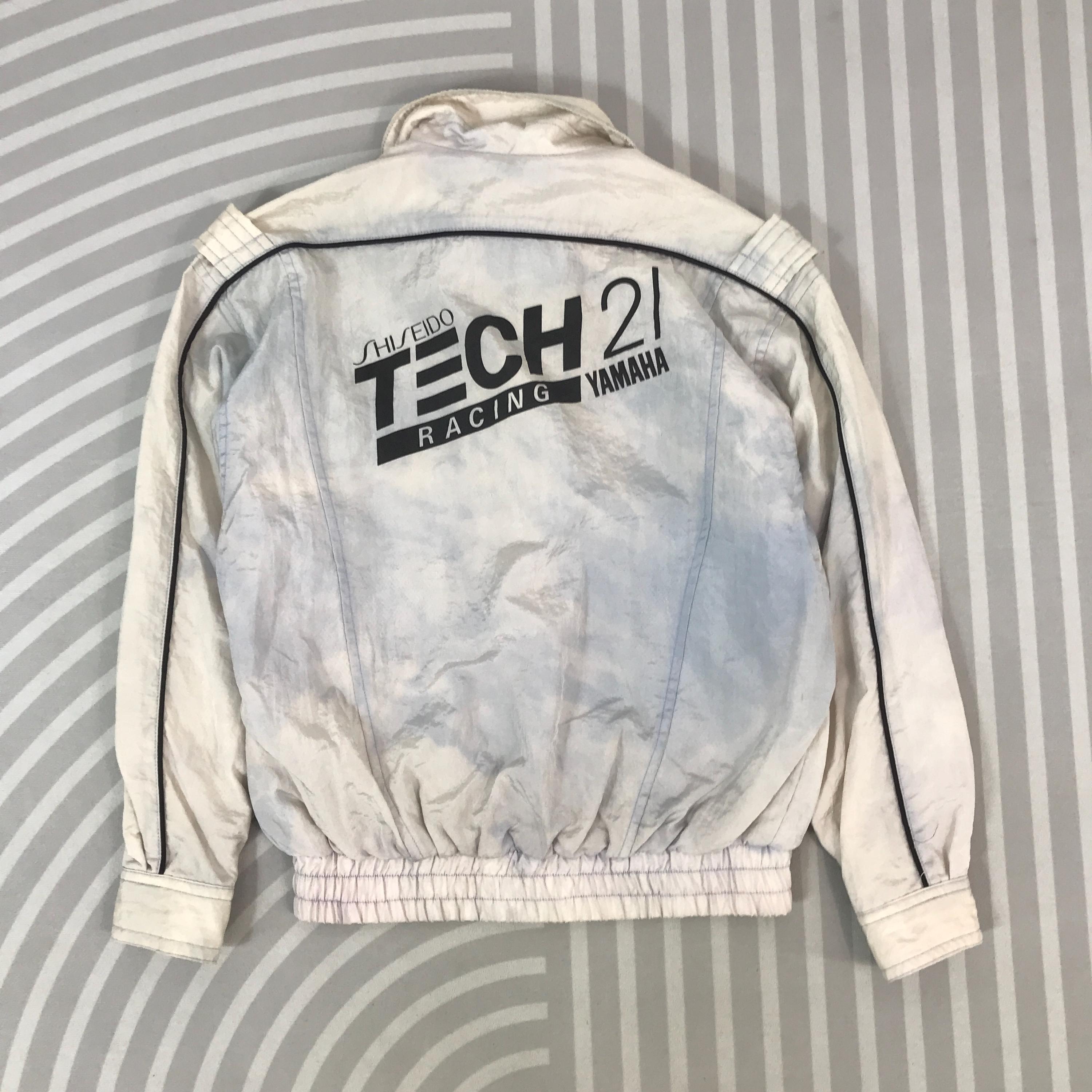 Ｌ　当時物　資生堂　テック２１　ヤマハ　　ジャケット　TECH21　ジャンパー L 当時物 資生堂 テック21 ヤマハ ジャケット TECH21 ジャンパー L