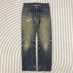 Vintage Helmut Lang Distressed Denim Jeans pants