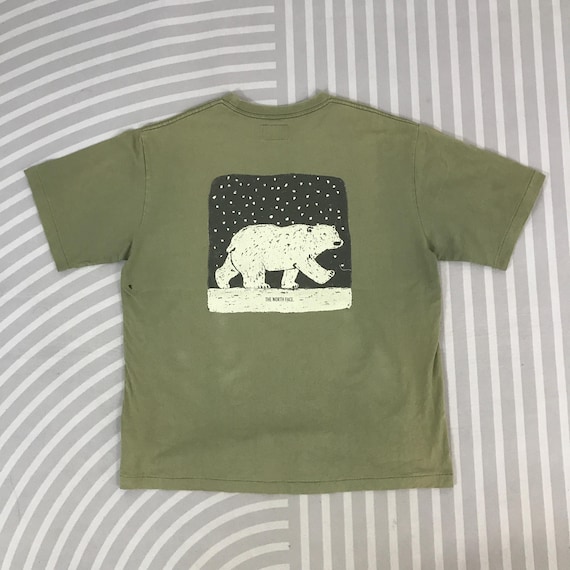 Vintage the North Face X Nanamica Purple Label Faded Style T-shirt