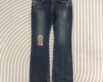 Vintage Edwin Denim Distressed Bootcut jeans pants