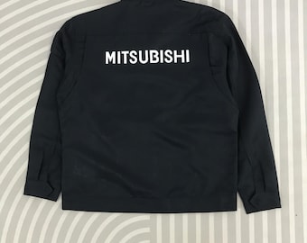 ヴィンテージ三菱電機作業服ユニフォーム/日本製ワークジャケット