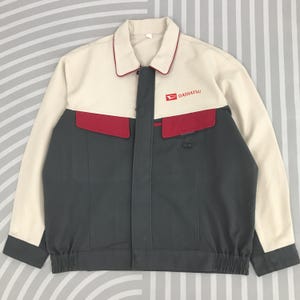 ✨ わっさっさ✨ Vintage Daihatsu Racing Japan Work Uniform up Zipper Jacket - Etsy