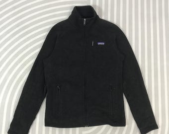 Vintage 90s Patagonia Tiroler Loden Wool Zipper Jacket S Size