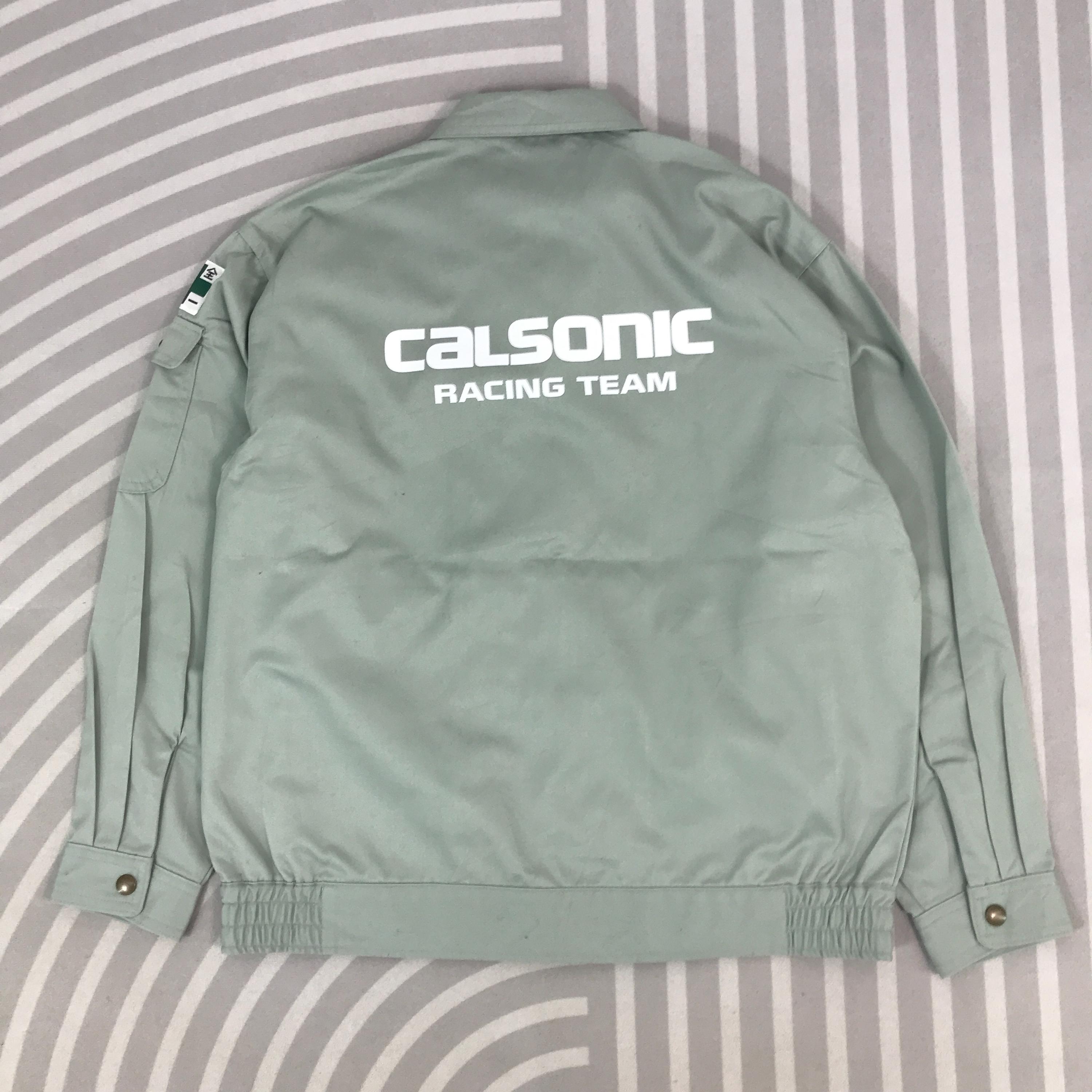 Vintage Calsonic Racing Team Nissan Racing F1 Japan Custom Jacket