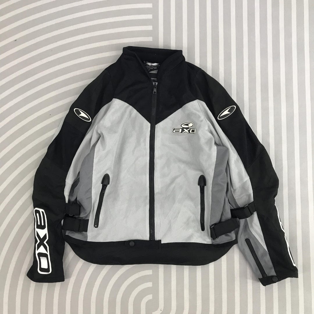 Vintage AXO Bikers Motorcycle Jacket Rare Design - Etsy Norway