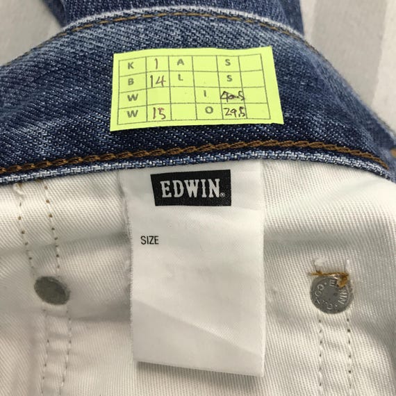 Vintage Edwin 503 Regular Patchwork Jeans Feded d… - image 10