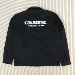 Vintage Calsonic Racing Nissan Motorsport F1 style japan Jacket