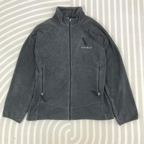 Mont-bell, Vintage Montbell fleece outdoor design zipper Jacket
