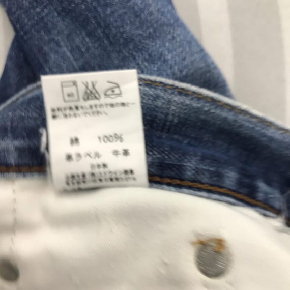 Vintage Edwin 503 Regular Patchwork Jeans Feded d… - image 9