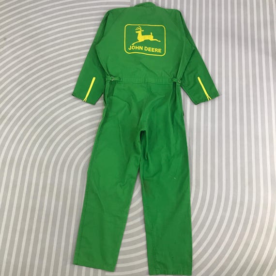 JOHN DEERE オーバーオール グリーン/イエロー　L L 防寒つなぎ JOHN DEERE オーバーオール グリーン/イエロー L L 防寒つなぎ Vintage