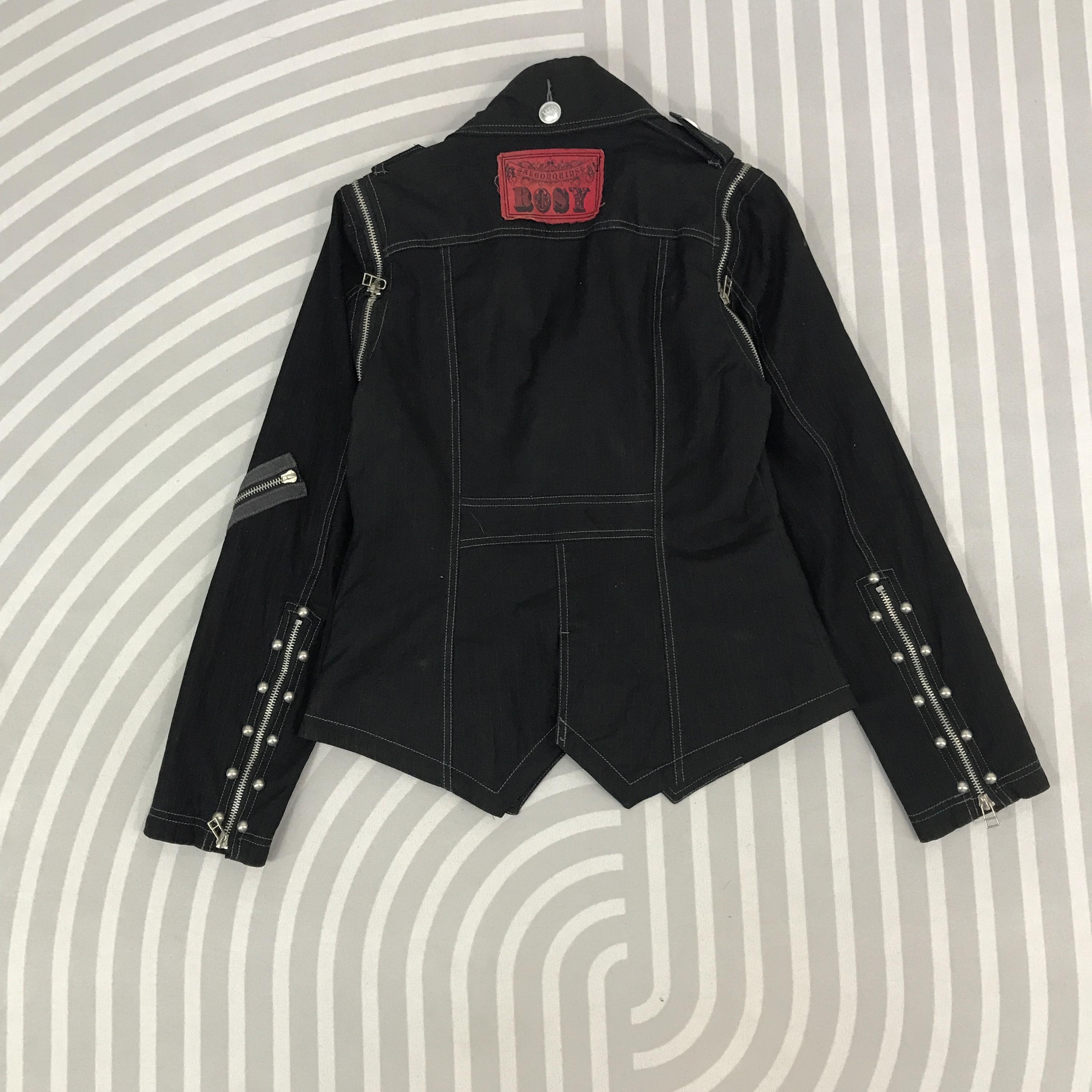ALGONQUINS ジャケット ブラック Vintage Algon Quins Punk Japan Black Jacket If Six Was Nine Style