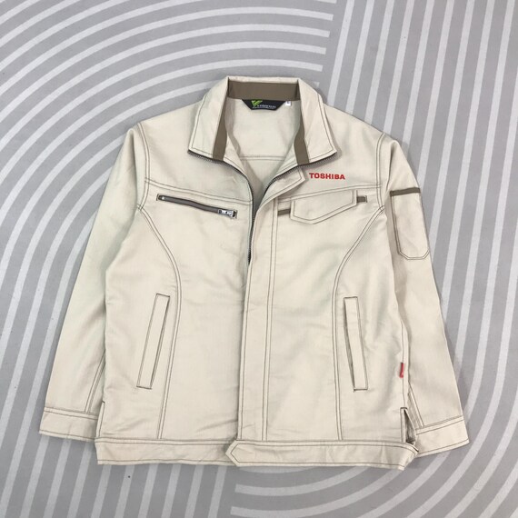 Vintage Toshiba Uniform Japan Work Jacket - Etsy