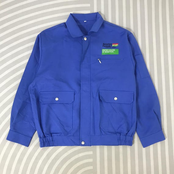 Vintage Benetton Formula 1 Racing Team Japan Custom Art Jacket - Etsy