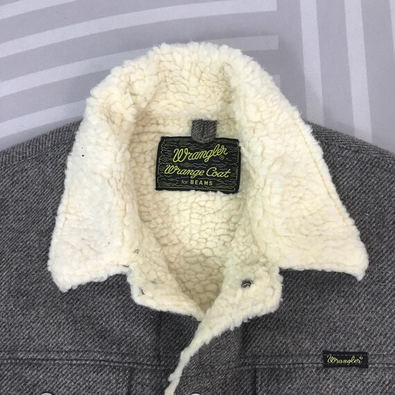 Vintage Wrange x beams wool snap button Jacket - image 6