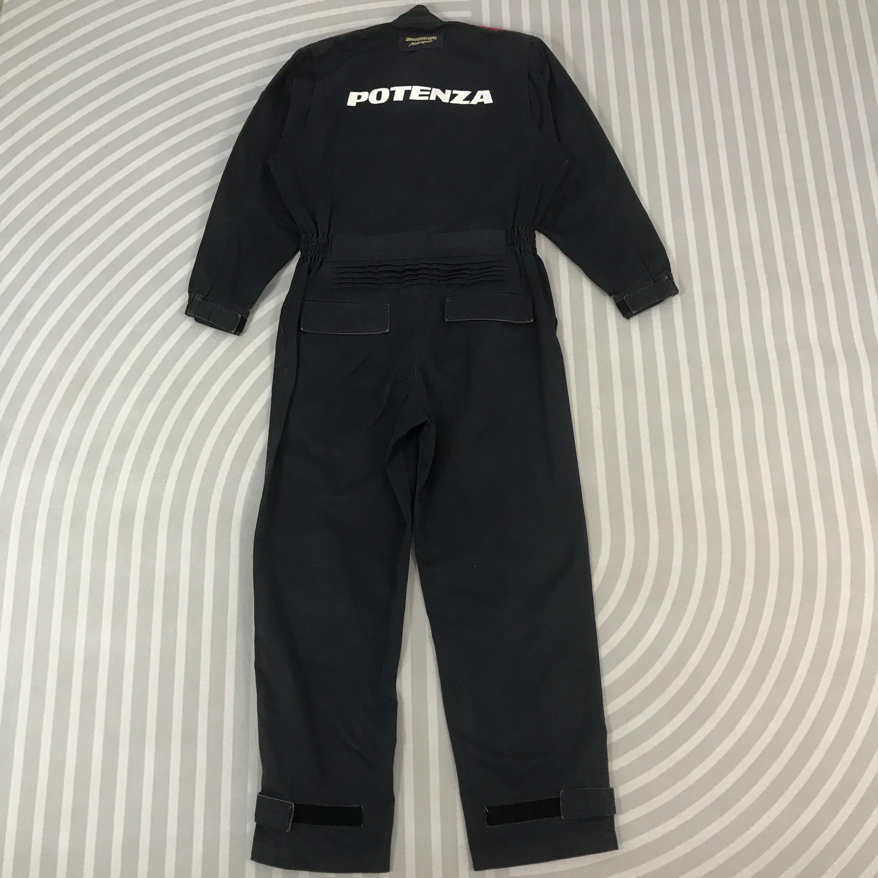 Vintage Potenza Bridgestone Racing Coverall Jacket Rare Coverall
