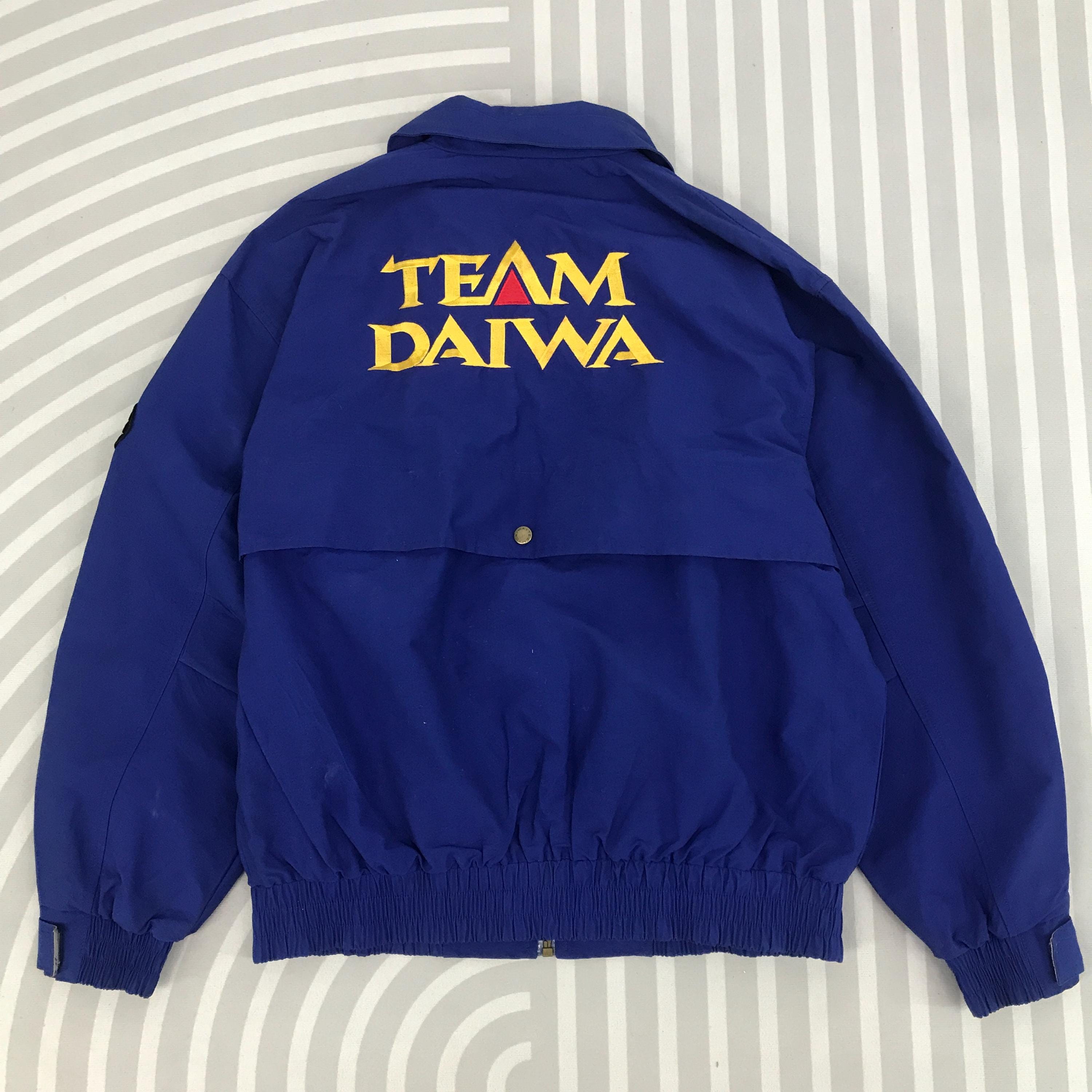 team daiwa チームダイワ　ボアジャケット　ヴィンテージ　ＬＬ Team Daiwa - Etsy