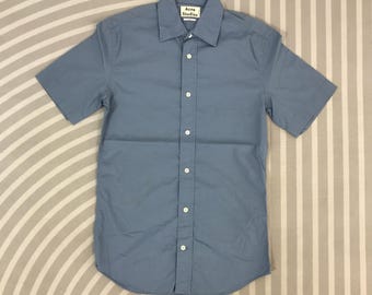 Vintage Acne Studios Button up short sleeve T-Shirt