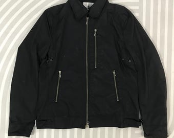 Chaqueta vintage Takeo Kikuchi negra de estilo punk japonés