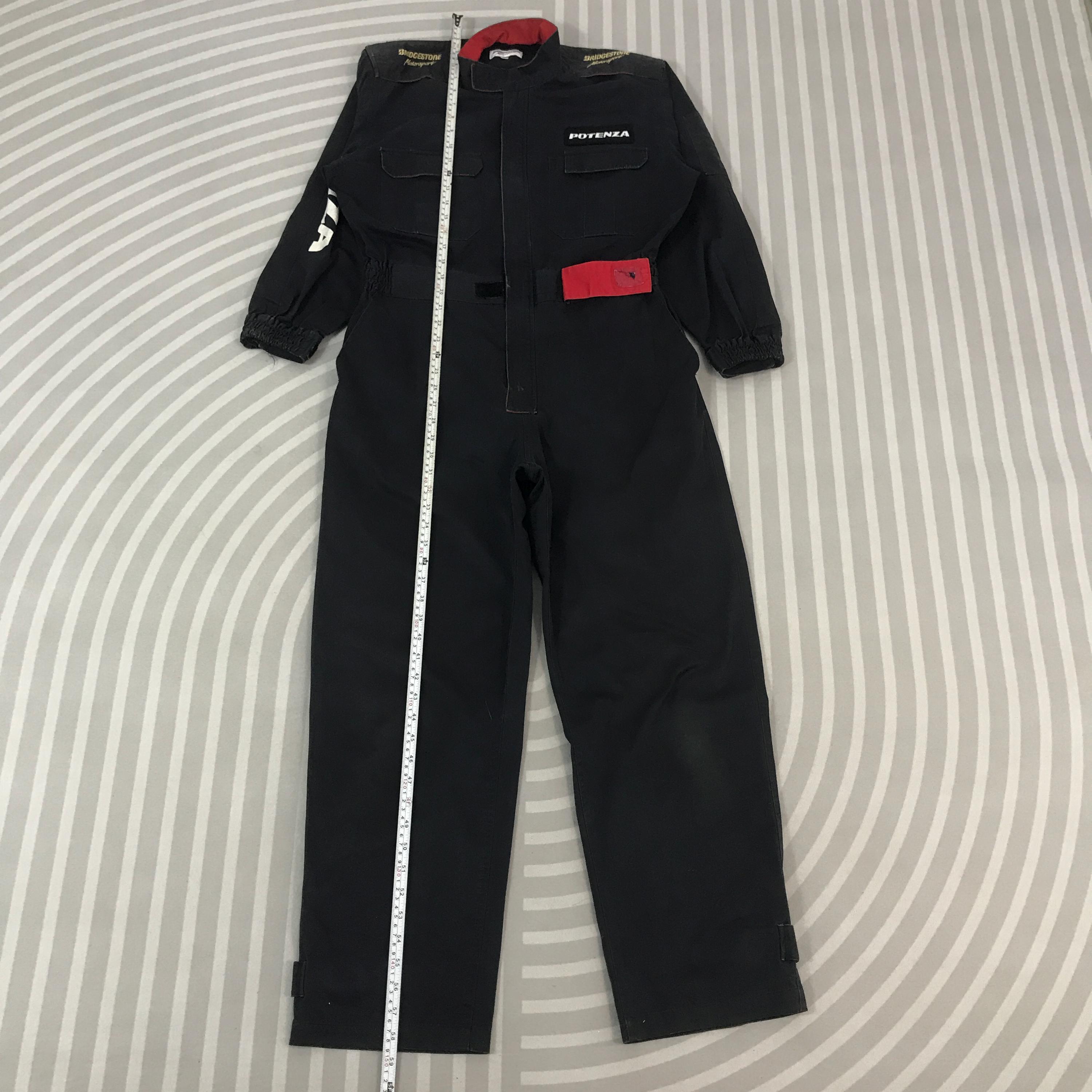 Vintage Potenza Bridgestone Racing Coverall Jacket Rare Coverall