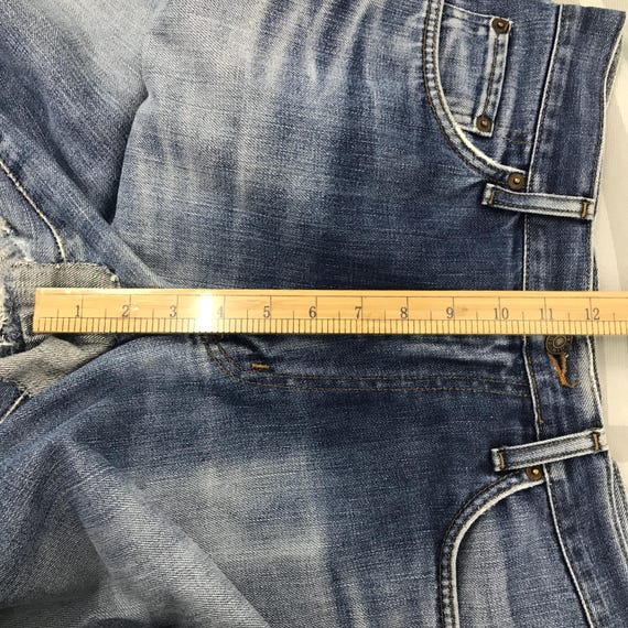 Vintage Edwin 503 Regular Patchwork Jeans Feded d… - image 4