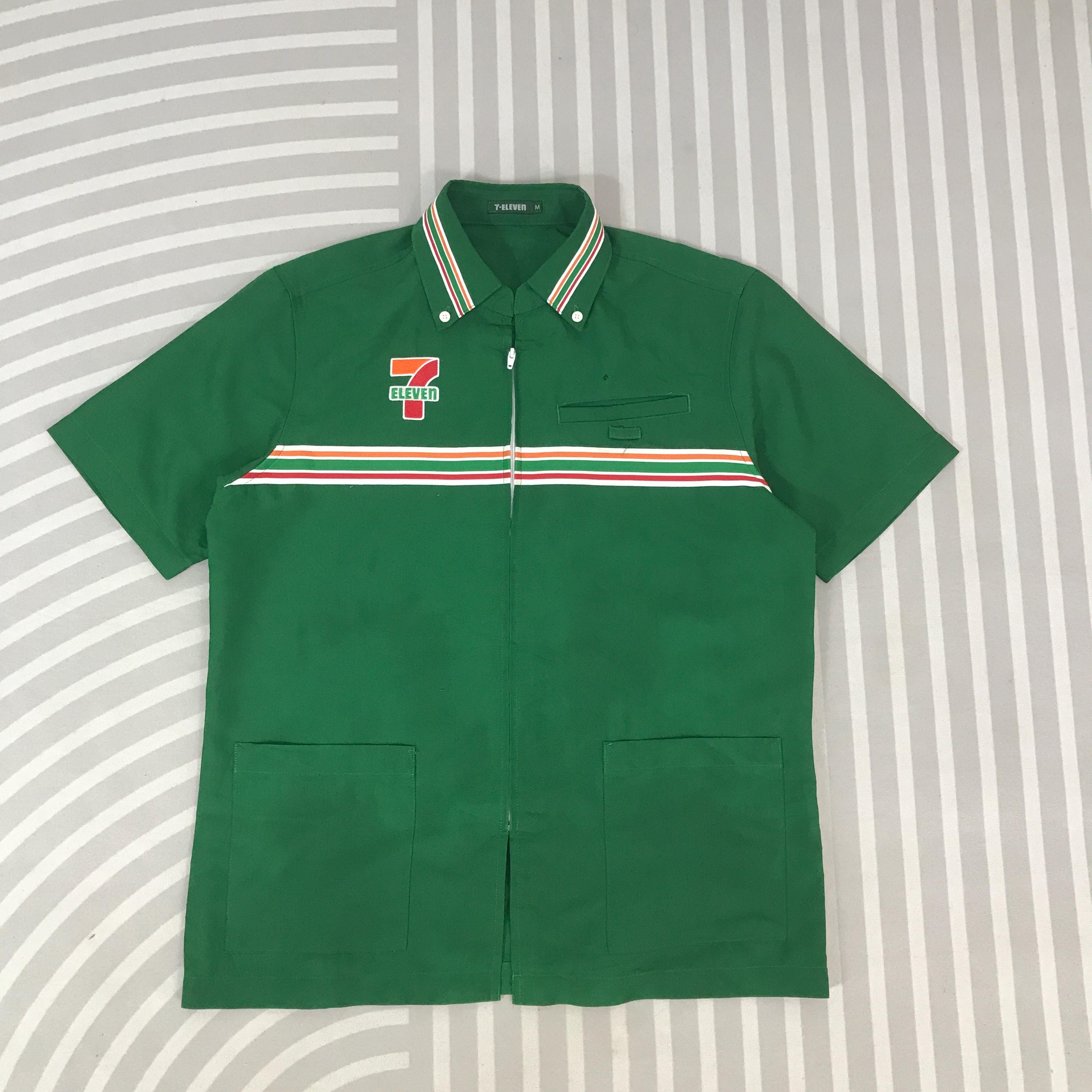Vintage 7-eleven Japan Uniform Shirt Jacket - Etsy