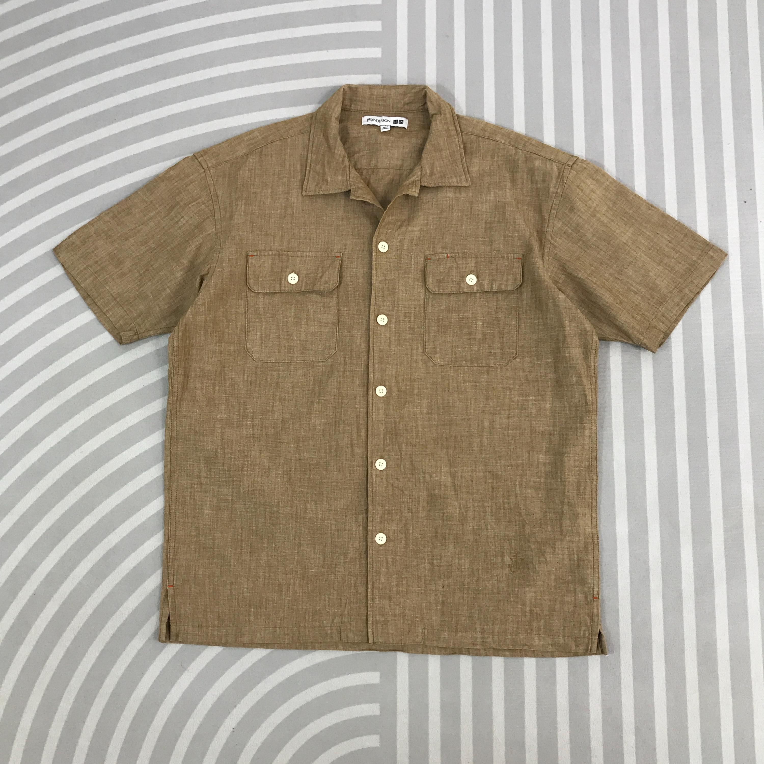 Vintage J.w.anderson Button up Double Pocket Shirt - Etsy