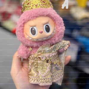 Thai Royal Heritage Labubu Outfits – 9 Handmade Thai-Inspired Styles with Crown | Fan-Made Labubu Clothes | Doll Not Included