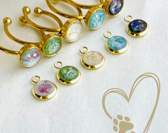 Pet cremation necklace, Cremation pendant, Pet memorial jewelry, Pet keepsake jewelry, cremation jewelry