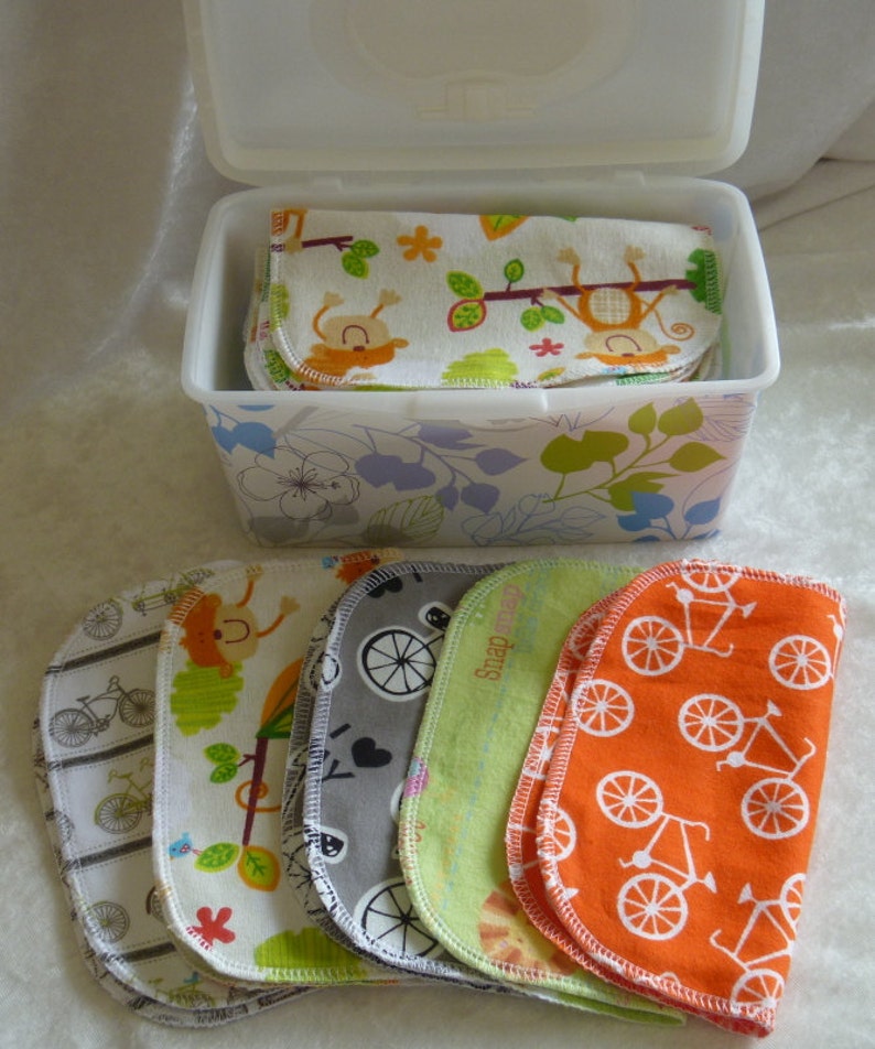 30 Kids Mixed Print Reusable Cloth Baby Wipes Cloth Napkins - Etsy UK