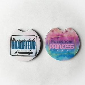 Passenger Princess and Designated Chauffeur Car Coasters