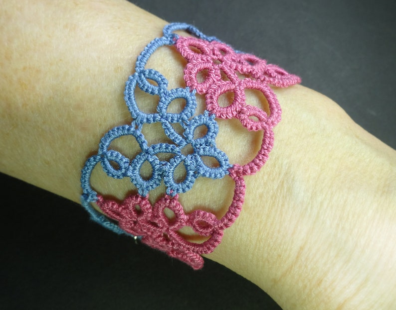 Tatting Pattern Bracelet PDF Pattern Instant Download Etsy