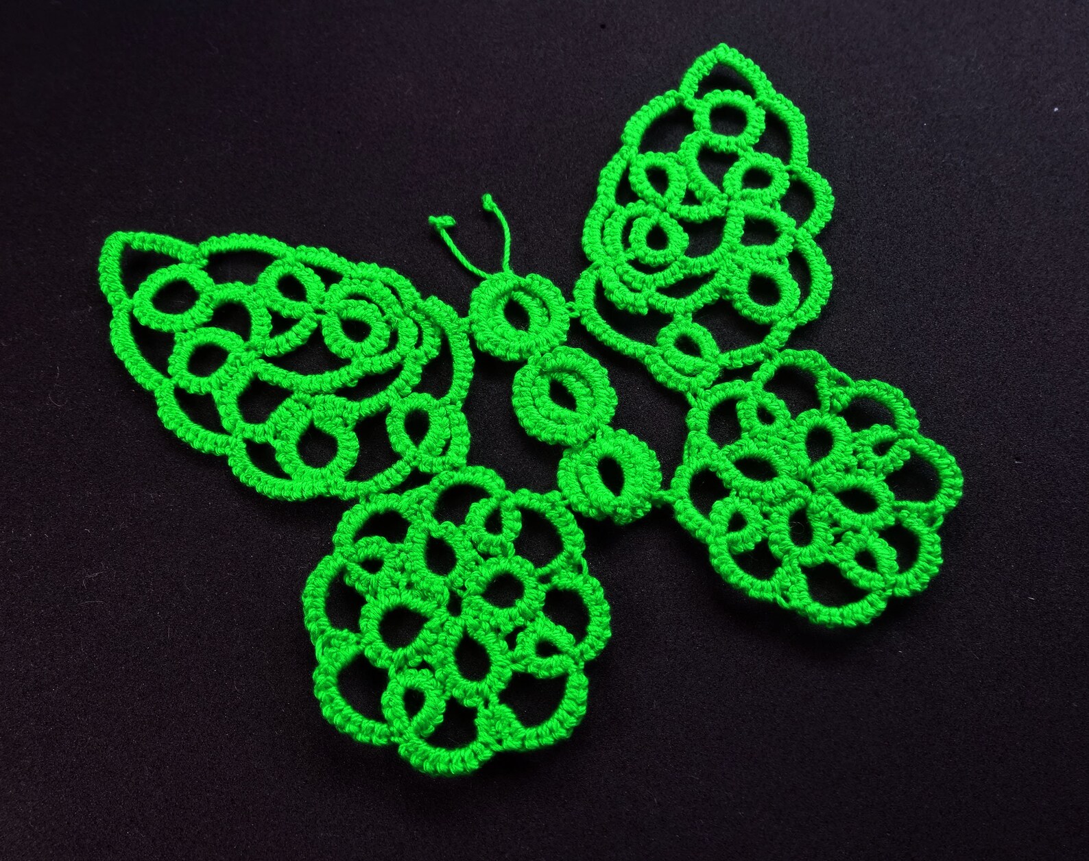 DIY butterfly shuttle tatting pattern How to make tatted Etsy