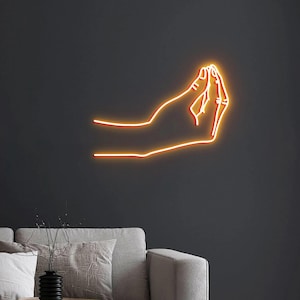 Italian Hand Gesture Neon Light, Italian Gesture Wall Art, Funny Italian Meme, Keep Calm Italy, Restaurant wall neon decor, Fast Food Sign