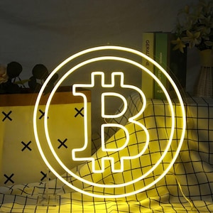 Bitcoin Trading neon sign, trading wall decor, trader gift, crypto wall art, trader wall Decor, crypto wall decor, art, neon sign decor, BTC