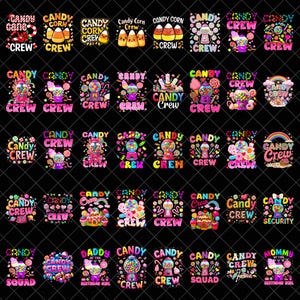 Candy Crew PNG, Candy Corn Crew PNG, Cute Candy Squad Png, Sweet Shop Png, Retro Candy PNG, Lollipop Png, Digital Download Sublimation