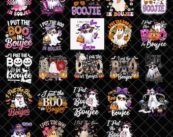 I Put The Boo in Boujee PNG, Funny Halloween Ghost Sublimation, Boujee Spooky Cute Shirt Design, Fall October Digital Download png