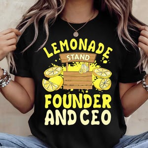Lemonade PNG Bundle, Lemonade Crew PNG File, Summer Lemon Quotes PNG, Lemon Stand Design Png, Cute Lemon Clipart Png image 2