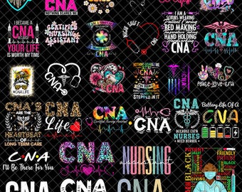 Cna Png Bundle, Nurse Png, Nursing Svg, Nurse Life Svg, Medical Png, Cna Life, Cna Png, Nursing Assistant, Nurse Shirt Png Files Cricut
