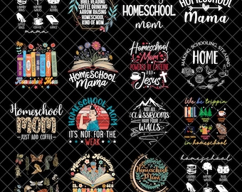 Homeschool Png Bundle, Homeschool Png, Homeschool Mom Png, Home School Mom png, Home School png, Homeschooling png, Homeschool png File, png