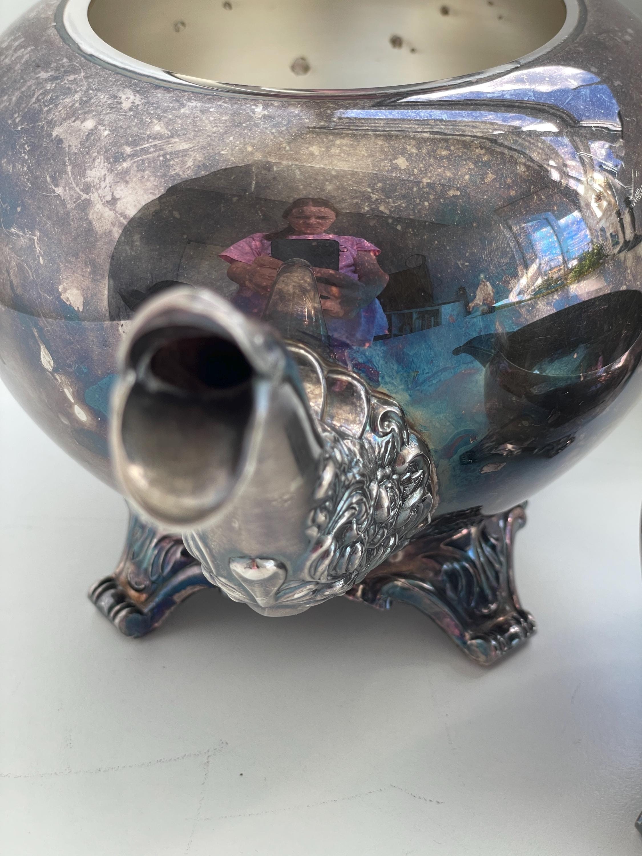 ヴィンテージ WM。ロジャース シルバープレート ティーセット