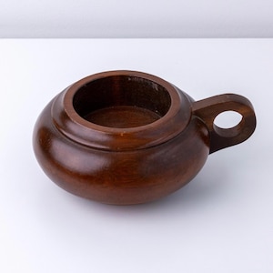 Vintage Wooden Colonial Style Pillar Candle Holder