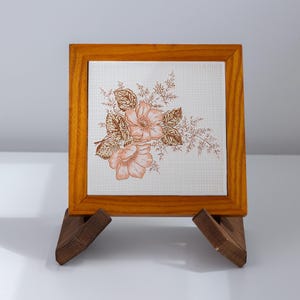 Sottopentola in ceramica Floral Wood