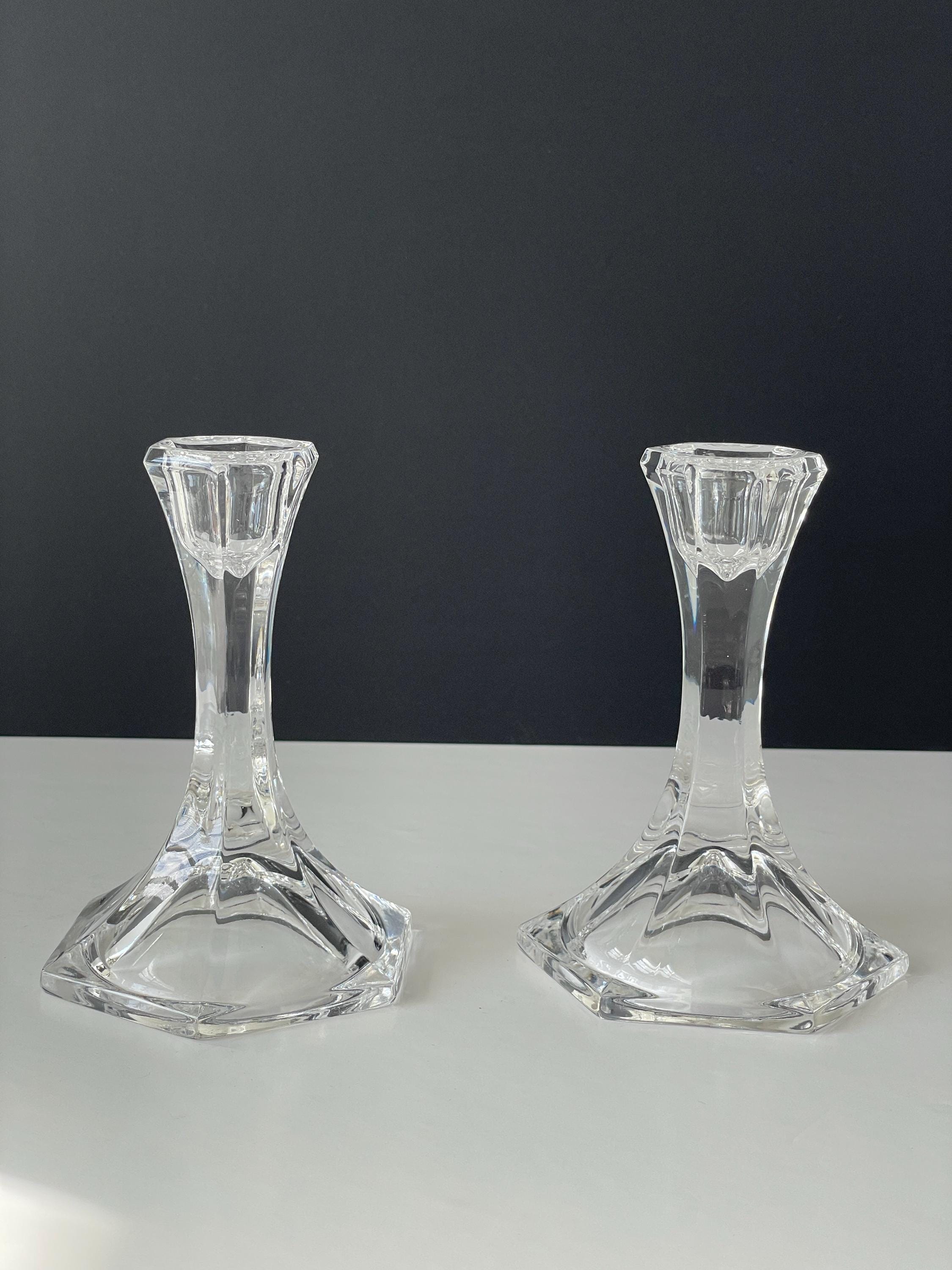 クリスタルヴィンテージキャンドルホルダー2個セット - Etsy 日本