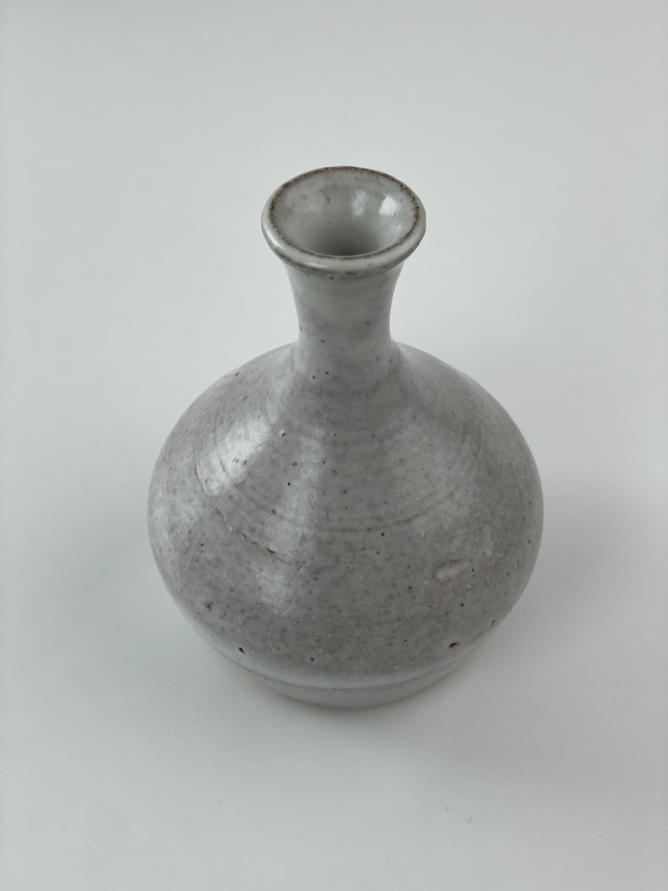 Vintage Studio Pottery Salt Glaze Vase With Artist Mark - Etsy